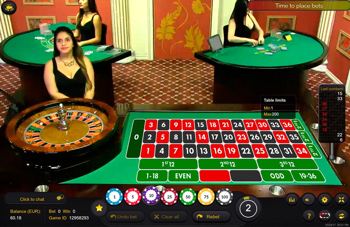 Live casino online