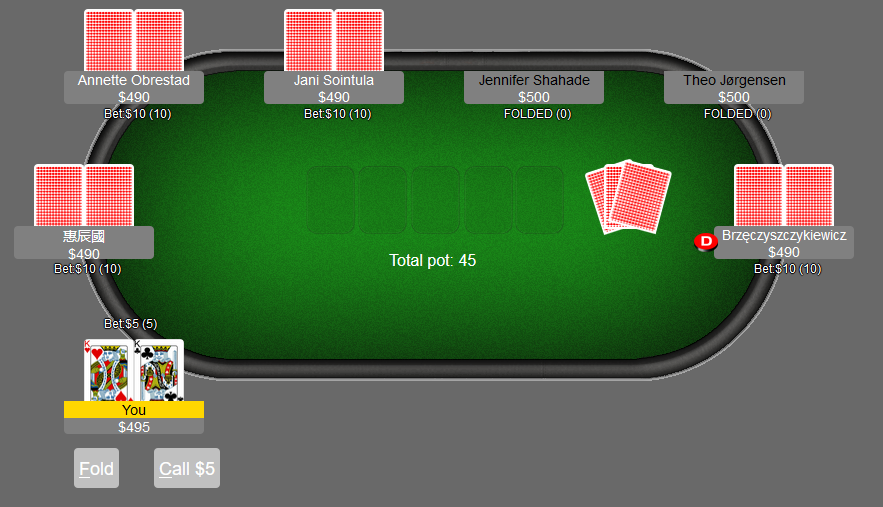 Online poker